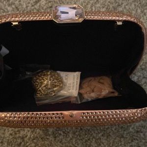 Rose gold clutch only wore once to prom